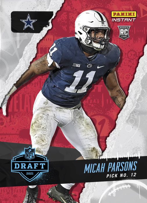 A dream come true to be a part of #CowboysNation 🙌 Time to show the league what we're made of @DallasCowboys! Check out my #PaniniInstant card here #WhoDoYouCollect #RatedRookie #NFLDraft