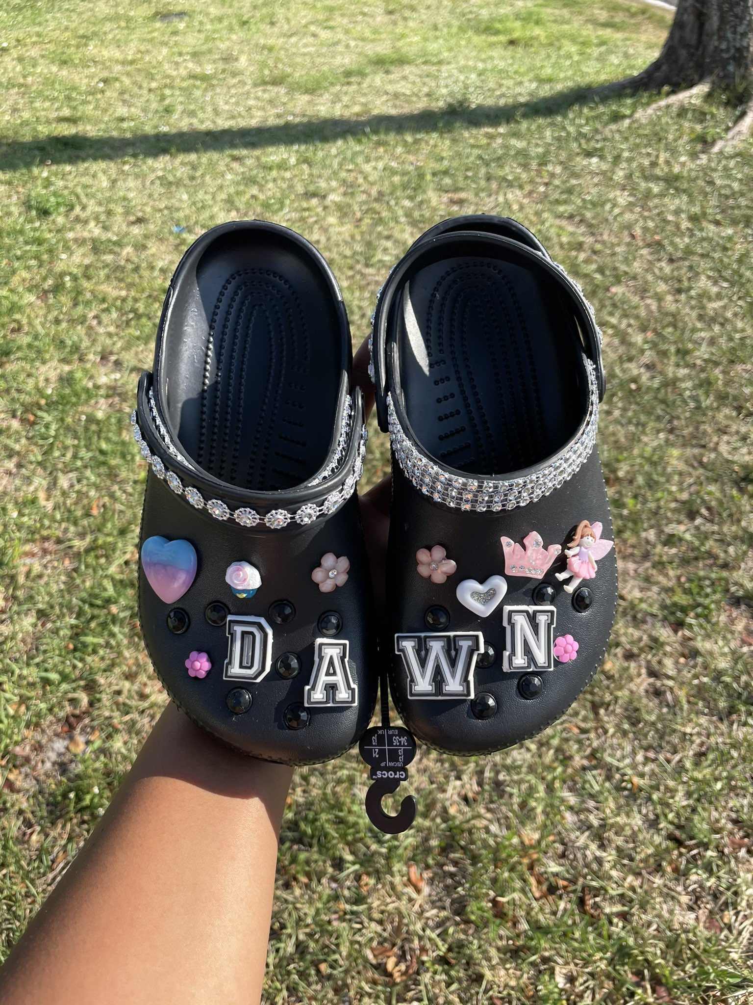 HarleyQuinn♥️ on X: Customized crocs slides DM me to place your