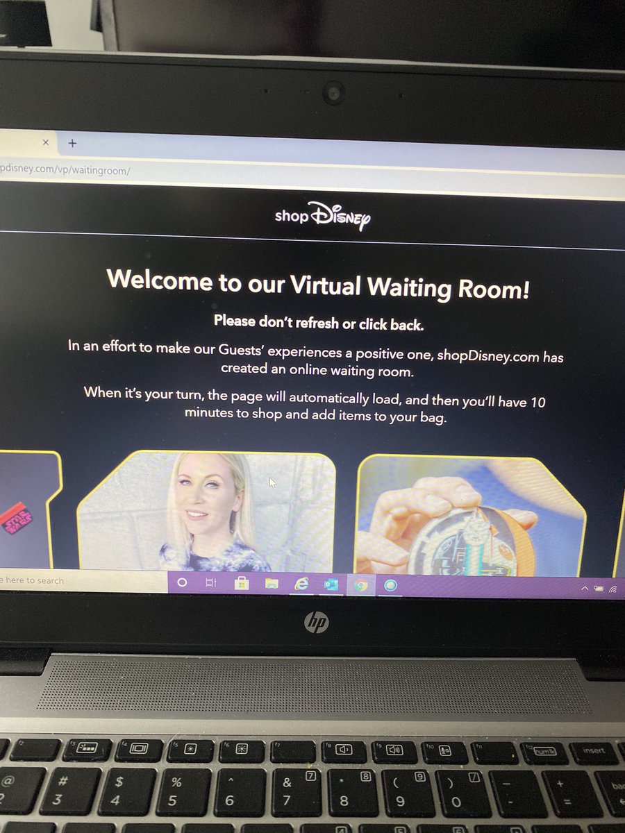 Hey <a href="/Disney/">Disney</a> how is a waiting room and then giving me only 10mins to online shop a good customer experience? I’m really confused and put off by this.