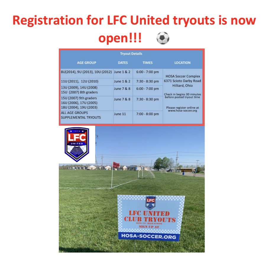 Register @ HOSA-soccer.org