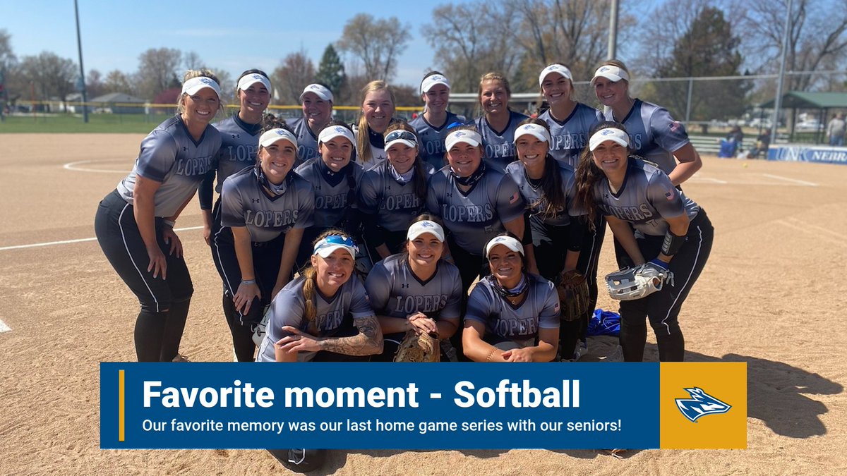 🥎 Softball 🥎

After having a season end to the pandemic and months of uncertainty, the Lopers made the most of their 2021 season! 
 
Favorite moment: Last home game series with their seniors, in which they swept Newman University!