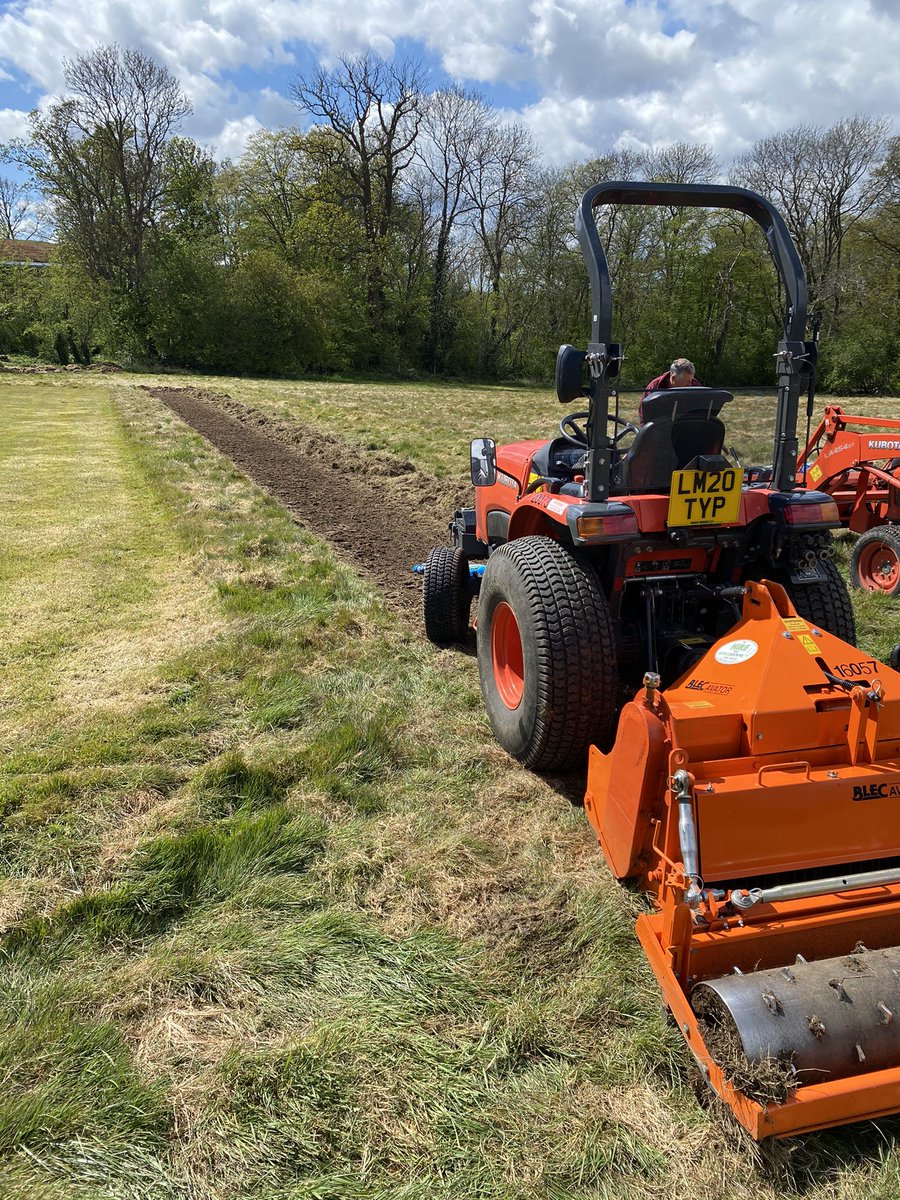 Something a bit different today.  Making a bed for the students to plant their sunflowers.  We just need the temperatures to pick up now !!