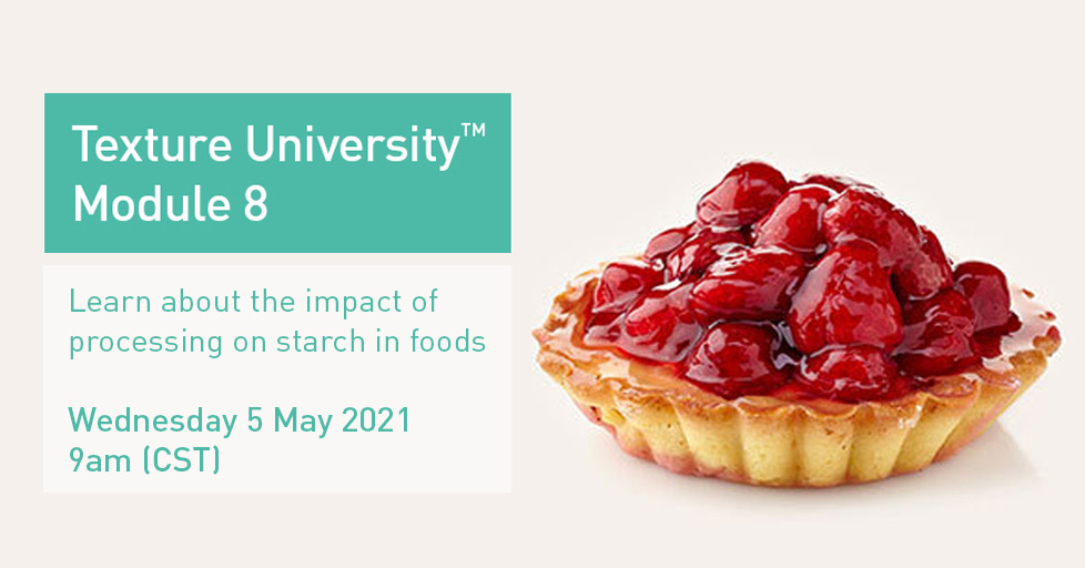 tateandlyleplc's tweet image. The latest module of #TextureUniversity airs tomorrow! There's still time to register for the one-hour webinar, focusing on the impact of processing on starch in foods. Click here, register, and join us from 9am (CST) tomorrow! event.on24.com/wcc/r/2775913/…