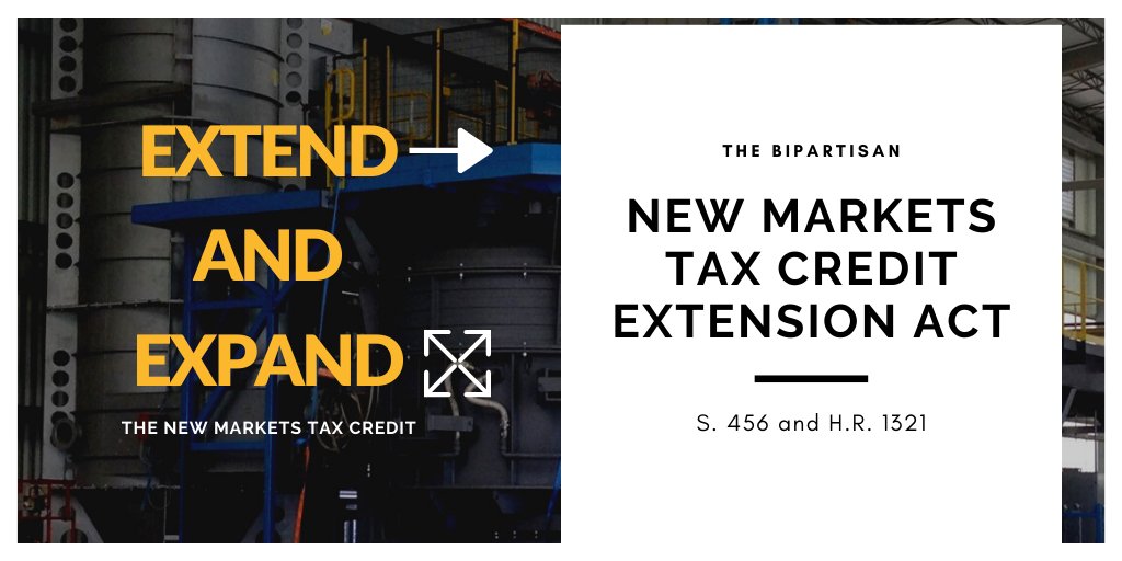 NMTCCoalition's tweet photo. It's #NMTC Advocacy Week. Please tell your members of Congress to support low-income communities by cosponsoring the NMTC Extension Act of 2021, #HR1321 and #S456 https://t.co/mVgAWANC40