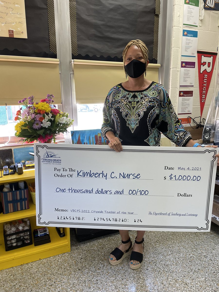 KHS_Chiefs's tweet image. Congrats to the 2022 @vbschools City-Wide Teacher of the Year, Mrs. Kimberly Nurse!!! Woohoo! We are so proud of you! Thank you for all you do! #chiefkhspride #ebaproud