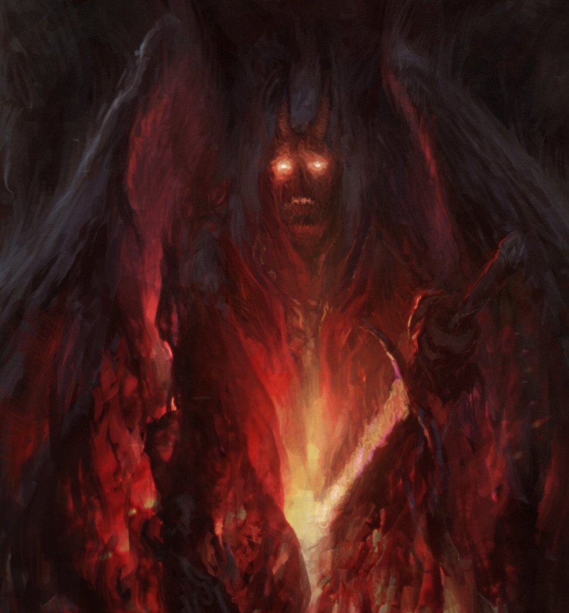 solisolsoli's tweet image. Durin`s Bane by Artem Demura