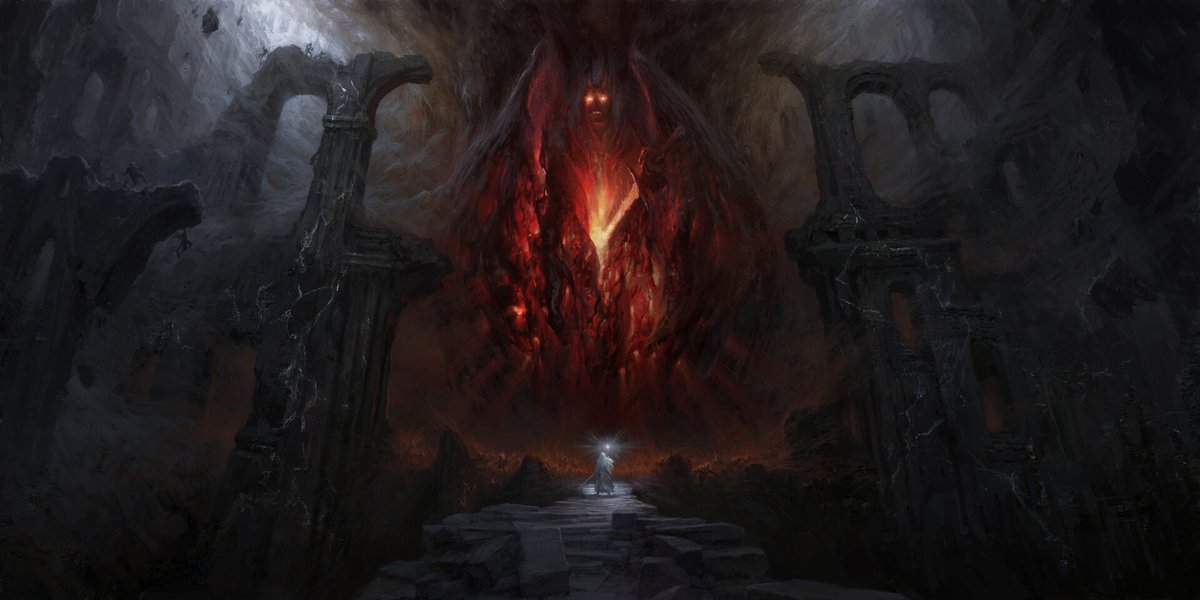 solisolsoli's tweet image. Durin`s Bane by Artem Demura