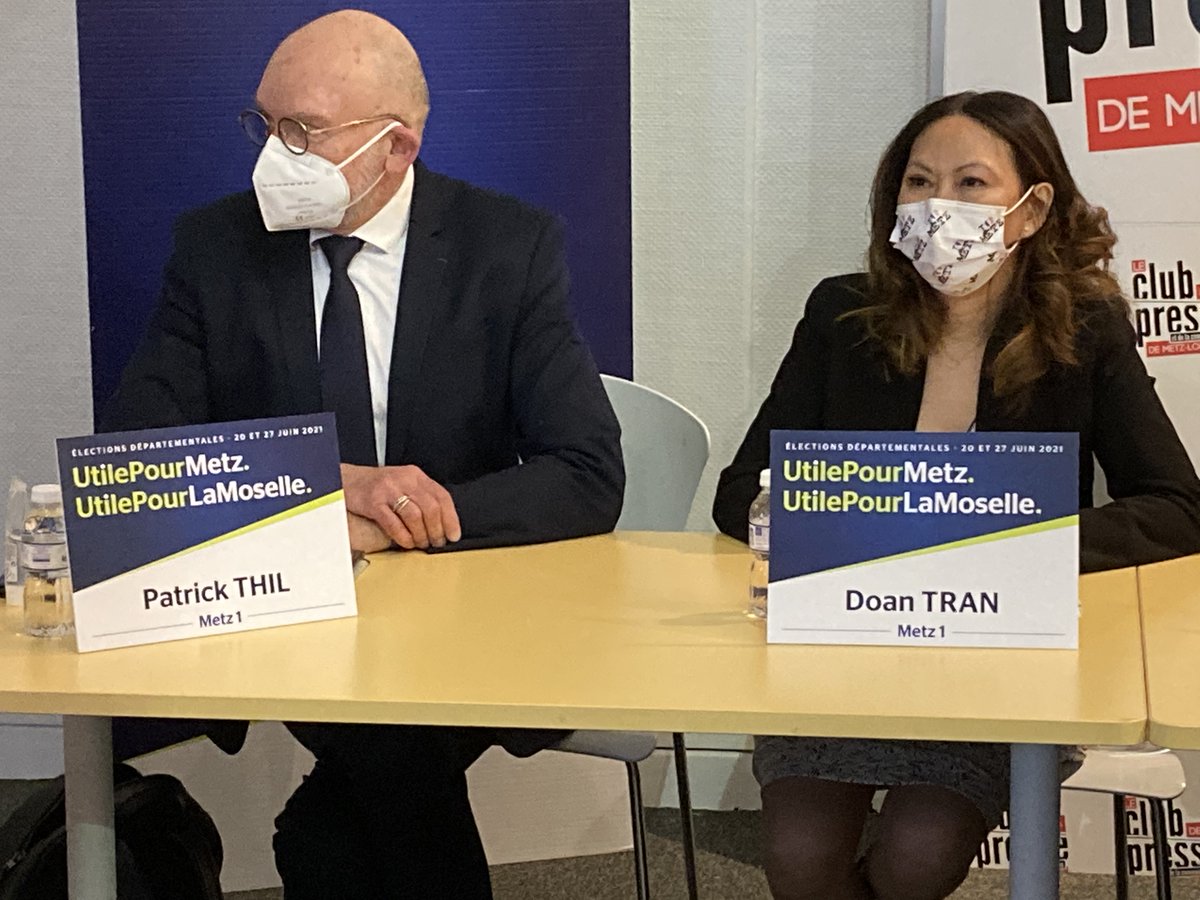 moselle_tv's tweet photo. Après avoir remporté la @MairiedeMetz et sa métropole, @GrosdidierMetz vise le grand chelem avec #Utile_pour_la_Moselle. Ce mardi, il a dévoilé les #binômes qui défendront sa #politique sur les trois #cantons #messins lors des #élections #départementales de juin. https://t.co/j1sGjTdzmS