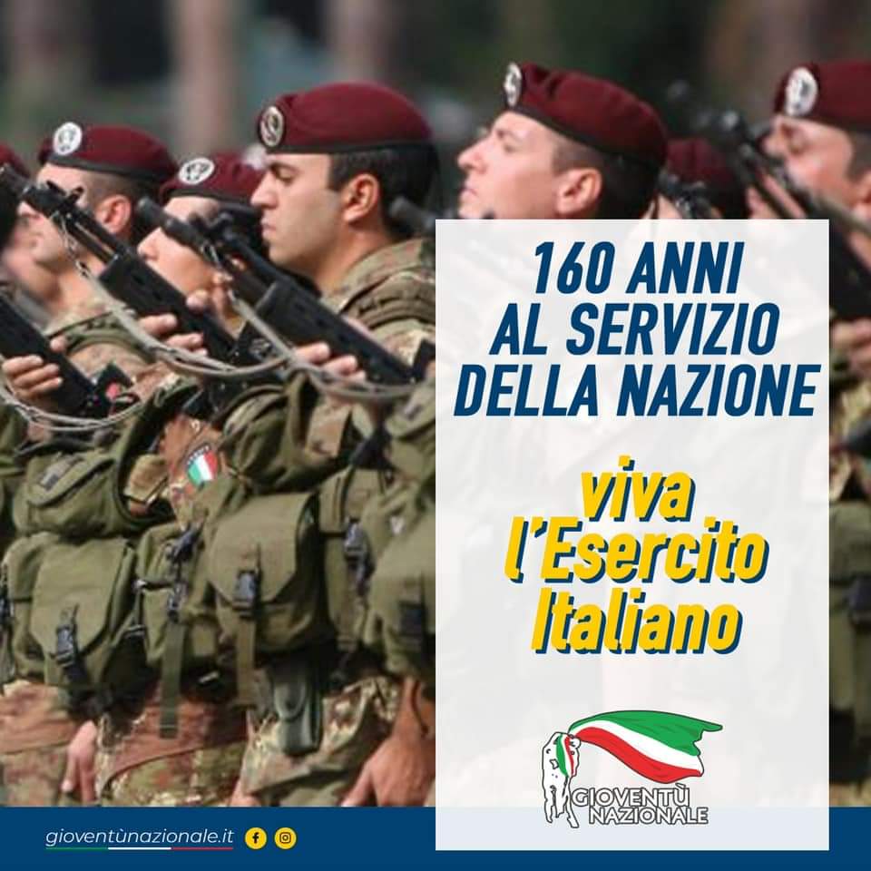 160 anni al servizio della Nazione. Viva l'#EsercitoItaliano