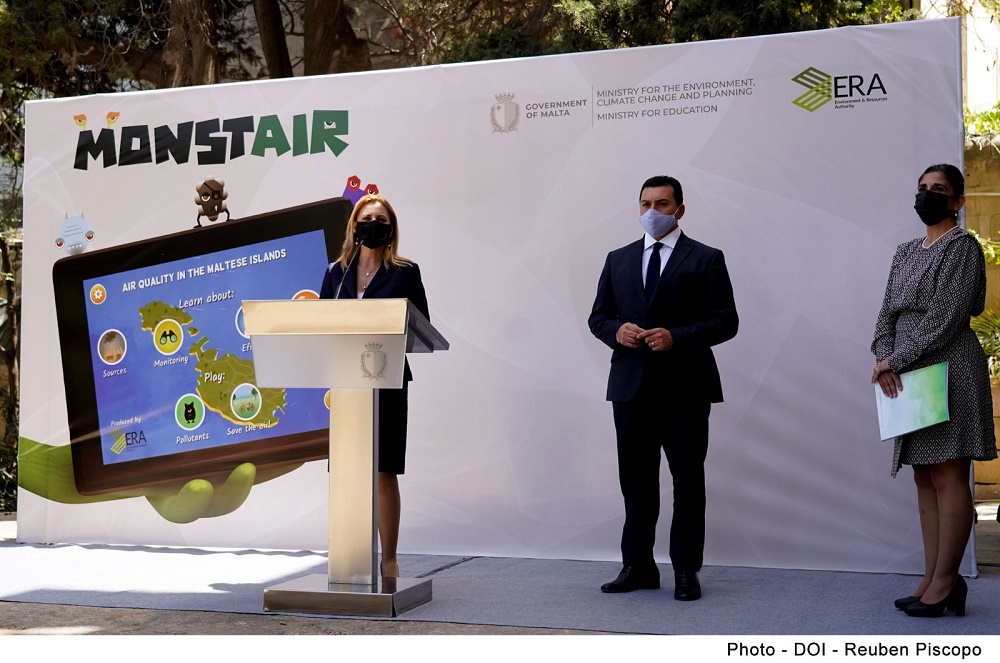 Edukazzjoni (@edukazzjoni) on Twitter photo MONSTair: New educational software will teach children about air pollution – and what they can do about it. App launched by Education Minister <a href="/justynecaruana/">Justyne Caruana</a> and Minister for the Environment, Climate Change & Planning <a href="/farrugiaaaron/">Aaron Farrugia</a> MONSTair: New educational software will teach children about air pollution – and what they can do about it. App launched by Education Minister <a href="/justynecaruana/">Justyne Caruana</a> and Minister for the Environment, Climate Change & Planning <a href="/farrugiaaaron/">Aaron Farrugia</a>