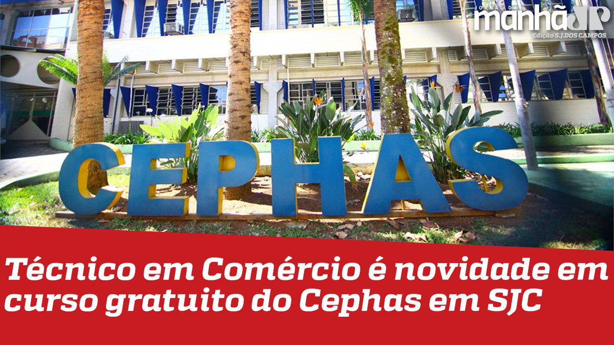 jovempansjc's tweet image. Técnico em Comércio é novidade em curso gratuito do Cephas em SJC. Confira a entrevista - youtu.be/9_86uNdmVIE

#news #Cephas #jovempansjc #sjcampos #sp