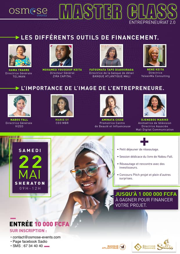 <a href="/Naboufall/">Nabou Fall</a> <a href="/ietp_/">I&P</a> <a href="/SebastienBoye/">Sebastien Boye</a> @SebastienFL <a href="/TelimanTaxiMoto/">Moto Teliman</a> <a href="/Neyney_K/">Néné Keïta</a> <a href="/mohsalia_toure/">Mohamed Salia Toure</a> <a href="/NionoAlfoussey1/">Niono Alfousseyni</a> <a href="/MbarangaUN/">Mbaranga Gasarabwe</a>
<a href="/OulimataSarr/">Oulimata Sarr</a> #entrepreneuriatfeminin #entreprendreefficacement
Merci à chacun de vous et tous les autres que je ne parviens pas à Tagguer! #sadioMali