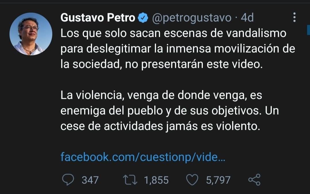 MeDicenWally's tweet image. ¿Quién incita a la violencia?