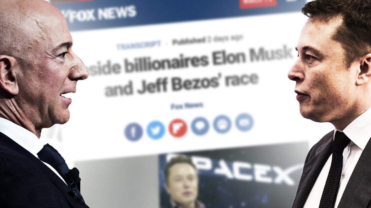 Battle of Billionaires now settling competition on a newly launched Viral Meme Coin.

JEFFxELON.com
Both Tokens Tradeable on #PANCAKESWAP

#BSC #BinanceSmartChain #DeFi #Ethereum #Bitcoin #safemoon #elongate #moonshot #doge #ElonMusk #JeffBezos