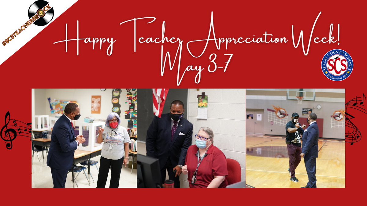 SCSSuptRay's tweet photo. Today is National Teacher Appreciation Day! @SCSK12Unified TEACHERS are the HEARTBEAT of our District. Show your appreciation for your awesome teachers! #SCSTeachersRock 🍎✏️📚💙❤️ https://t.co/Ps1TCZavot