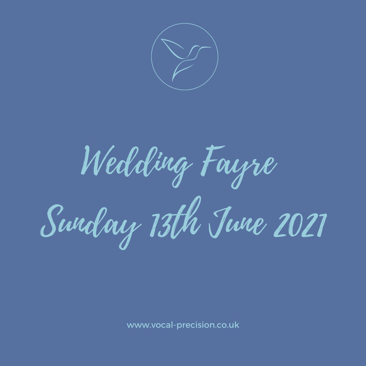 VocalPrecision's tweet image. We are featuring in The Midlands Wedding Fayre on Sunday 13th June 2021! A place where future brides and grooms can find local wedding suppliers all in one place! 🤍🎙👰🏻 #midlandswedding #weddingfayre #solihullwedding #bridetobe