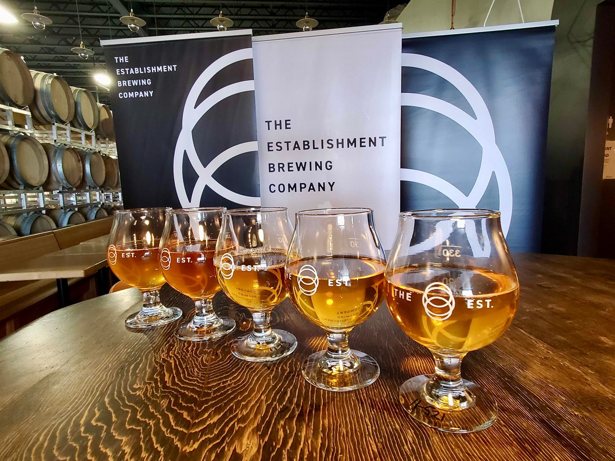 estbrew's tweet photo. A sneak peek at the Barrel-aged Golden Sour blending session for an upcoming mixed culture bottle release! #estbrew #wildbeertakestime https://t.co/VzOzoPCe9X
