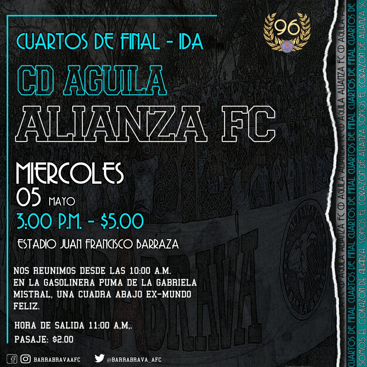 BarraBrava_AFC's tweet photo. ¡SOMOS NOSOTROS LOS QUE ARMAMOS CARNAVALES!
La noventa y seis te invita al verdadero carnaval en San Miguel, este miércoles viajaremos hasta el oriente del país para alentar al mas grande Alianza F.C., Te esperamos.
#SomosElCorazonDeAlianza https://t.co/vHziRGNGoN