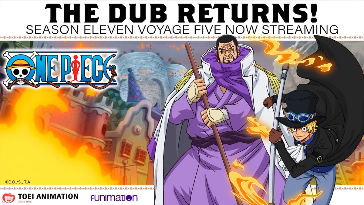 one piece season 12 voyage 2 dub release date - One Piece Season 12 English Dubbed Release Date