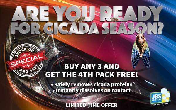 JBSIndustries's tweet photo. Cicada season is here! Buy 3 Buy and 4 the 4th FREE of Bugsaw Bug Remover! https://t.co/5piuBPpwdd