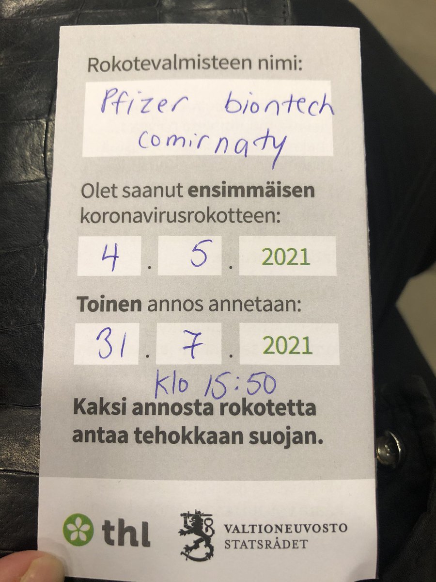 Kyllä toimii erinomaisesti järjestelyt <a href="/messukeskus/">Helsingin Messukeskus</a> 🙏👌💪 #koronarokotus #koronafi