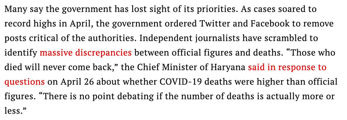 And getting that data is a real problem when the government is spending more time trying to suppress criticism than prioritizing responses, including basic data collection that will allow for more effective public health interventions.