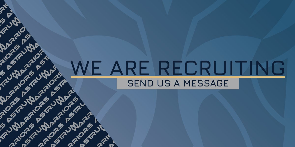 AstrumWarriors's tweet photo. Astrum Warriors are recruiting League of Legends players to compete in the 2021 Prime League Summer split. Do you have what it takes? Fill out the form to apply: https://t.co/YruCgb9Jkf
Retweets are appreciated.
#LeagueOfLegends #LookingforPlayer https://t.co/3EFBEgsiGW