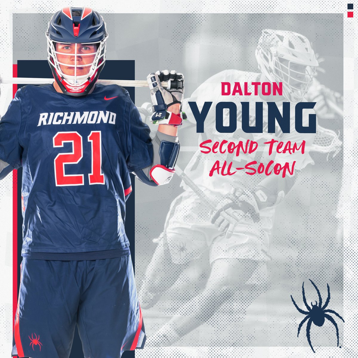 Two more members of the 🕷 attack earn All-<a href="/SoConSports/">The Southern Conference</a> Second Team honors!

<a href="/richiec007/">richie connell</a> and <a href="/dalton_young5/">Dalton Young</a>!

#OneRichmond x #SoConMLAX
