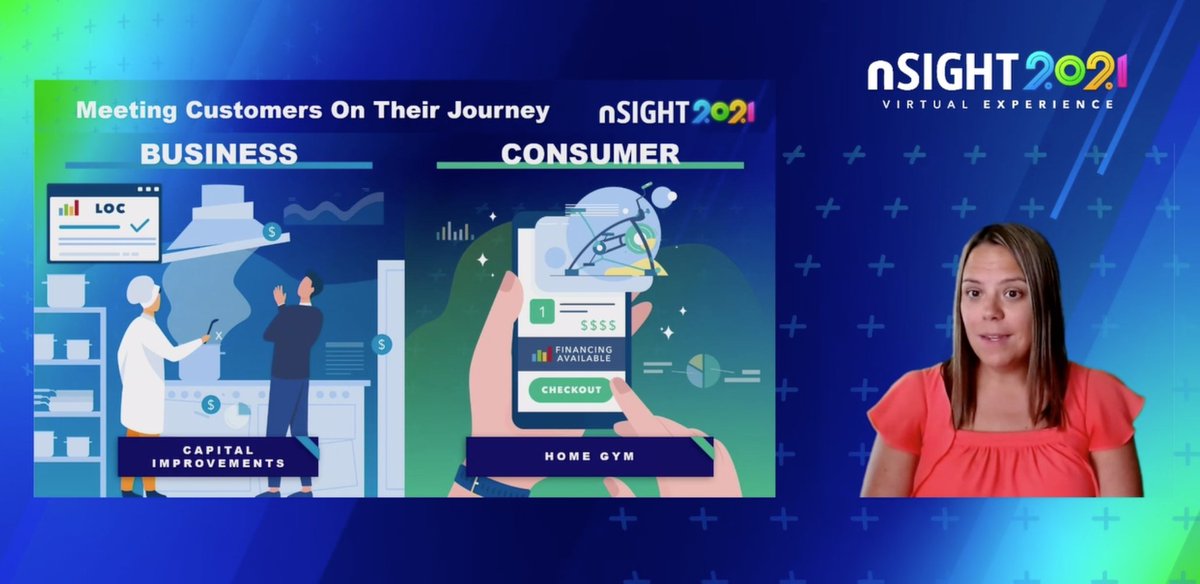 "It's about the connectivity of data, and getting you the right information at the right time so you can best serve your customers." 🚀 

<a href="/TrishaPriceFinT/">Trisha Price</a> on the future of financial services and the power of <a href="/ncino/">nCino</a> at #nSight2021!