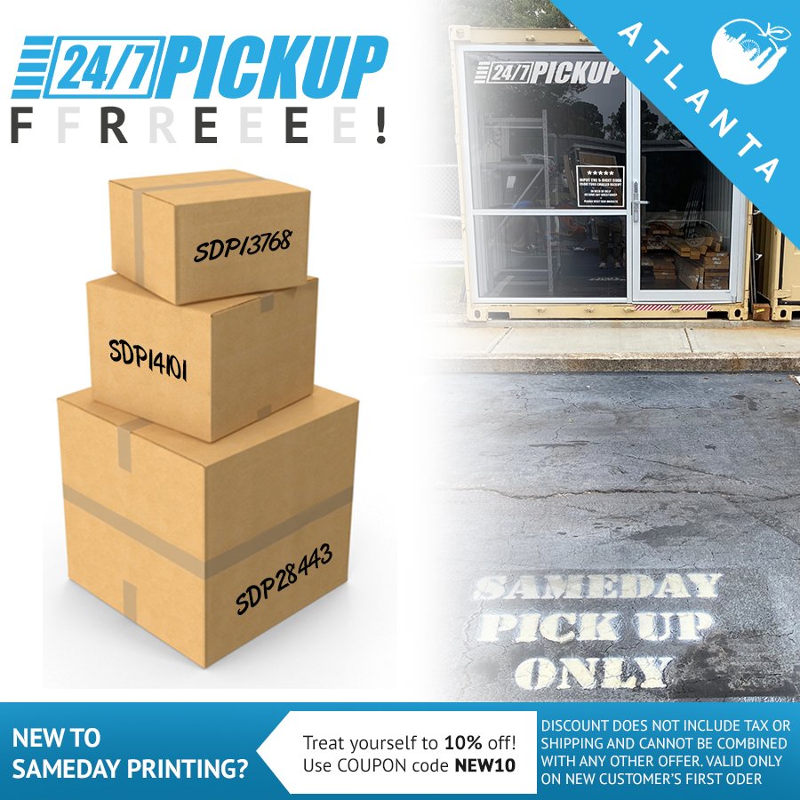 SameDayPrinting's tweet photo. Just to remind you about #localpickup : ) https://t.co/YU5j4UCXHr