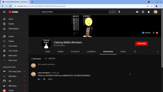 @CyborgMafia https://t.co/IhzUarCOgm<a class="tags" target="_blank" title="On Twitter" href="/?out=eyJ0eXAiOiJKV1QiLCJhbGciOiJIUzUxMiJ9.eyJpYXQiOjE3MjYzMjExNzIsImlzcyI6InR3cG9ybnN0YXJzLmNvbSIsIm5iZiI6MTcyNjMyMTE3MiwiZXhwIjoxNzU3ODU3MTcyLCJyZWRpcmVjdF91cmwiOiJodHRwczovL3R3aXR0ZXIuY29tL0N5Ym9yZ01hZmlhIn0.wOpD1Zij4T0hbGQUBdGKpKvubW0rQfXRVAcTn27Pb5mdQnkNBF1-LOQ3dTDUlFGLk5p-4M9x2pu4ID4A1C7SuQ">@CyborgMafia</a>