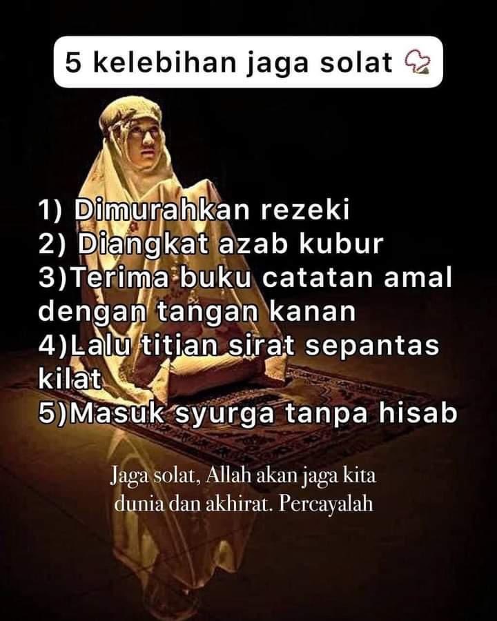 Jentikhati On Twitter Jaga Solat Bukan Solat Di Awal Waktu Saja Tapi Perbaiki Kualiti Solat Iaitu Khusyuk Solat Bila Mula Jaga Solat Kita Mula Baiki Kehidupan Kita Sikit Demi Sikit Https T Co R0aaqsvw0o