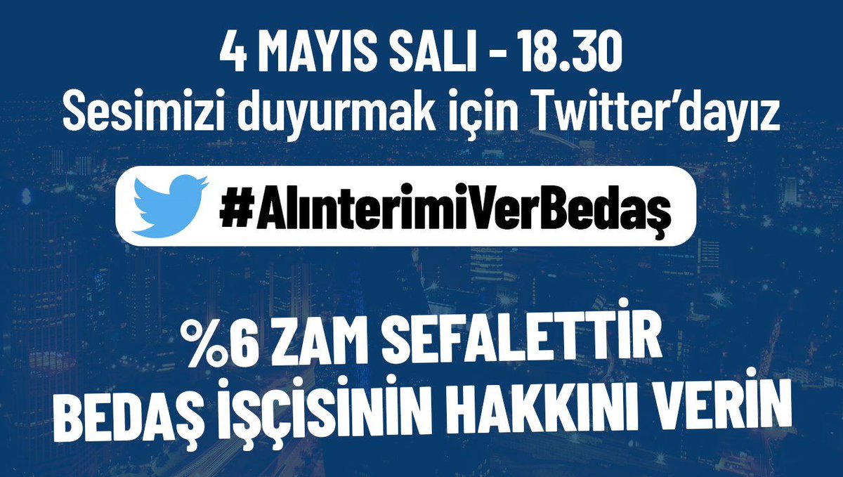 OzgurKarabat34's tweet photo. Enflasyonda tarihi zirveler yaşanırken #Bedaş emekçilerine %6'lık sadaka zammı reva görüldü.

İşçilere sadaka değil hakkını verin!
#AlınTerimiVerBedaş https://t.co/3zqD28ibIE