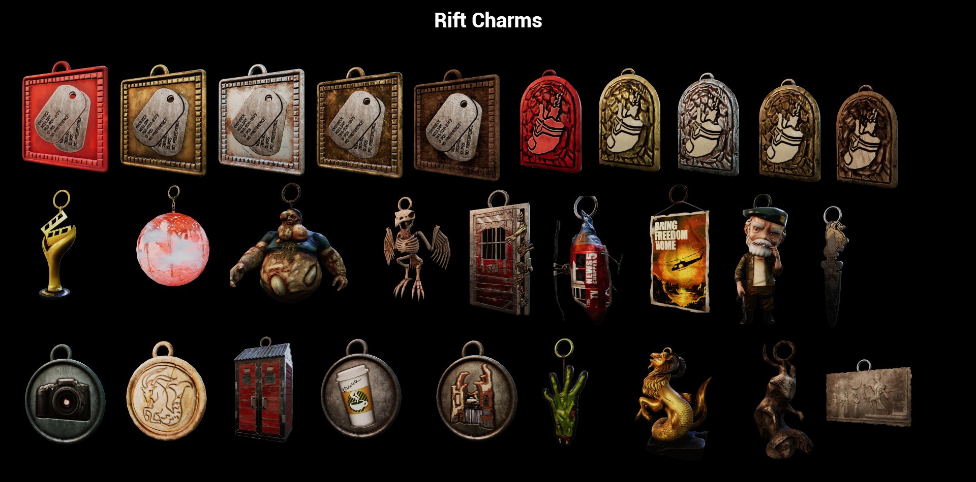 Dbdleaks New Charms Included In Mid Chapter 19 5 Patch Leaksdbd Dbdleaks Dbd Deadbydaylight