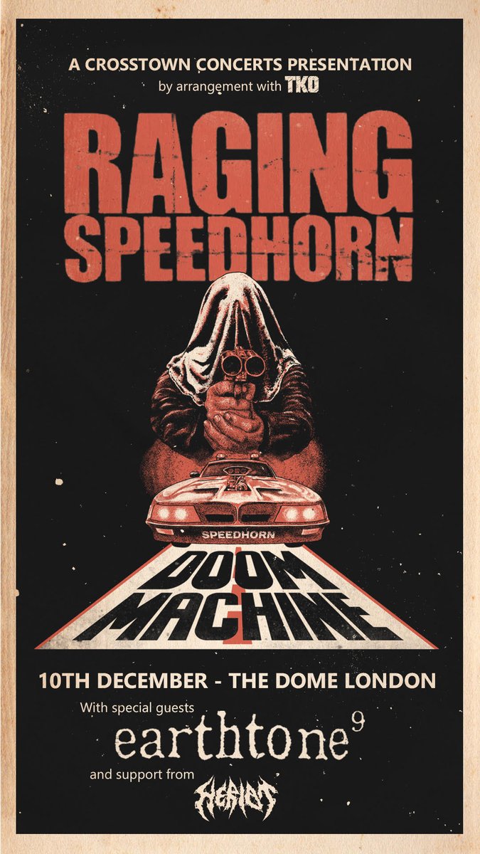 NEW // Raging Speedhorn (<a href="/Speedhornuk/">Raging Speedhorn</a>) will play their only headline show of 2021 at @DomeTufnellPark in London on December 10. They'll be joined by Earthtone9 and Heriot. Tickets are on sale NOW! bit.ly/3xLuISF
