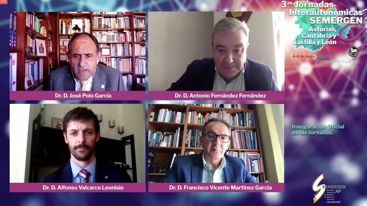 3 Jornadas Interautonómicas #Asturias #Cantabria #CastillaYLeon de <a href="/SEMERGENap/">SEMERGEN | Médicos de AP #SEMERGEN25</a> inauguración y comienzo con un programa muy atractivo.