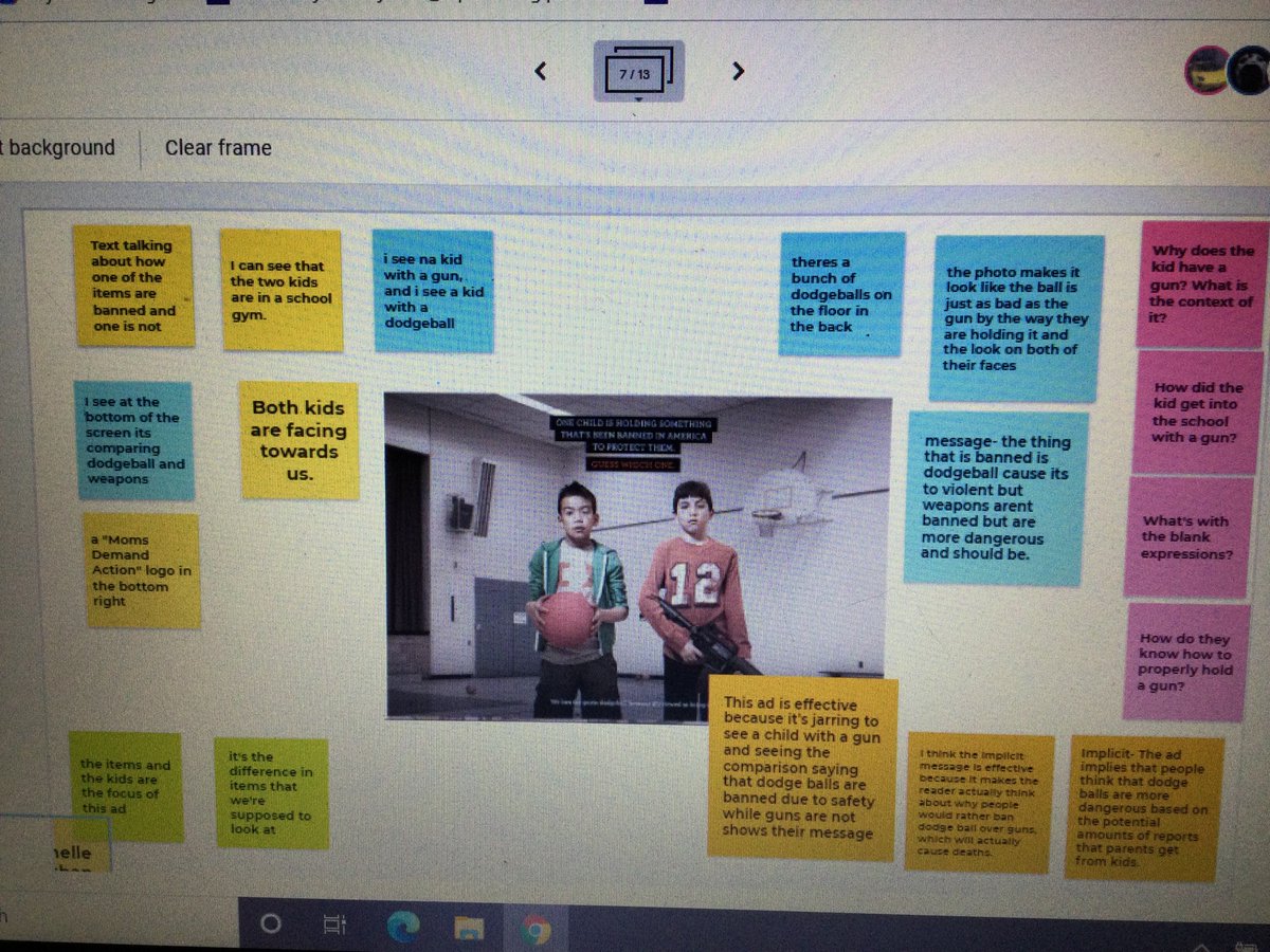 Ss examined print advertisements about social issues today. Looking for observations, guesses, questions, implicit and explicit messages, and is it effective.