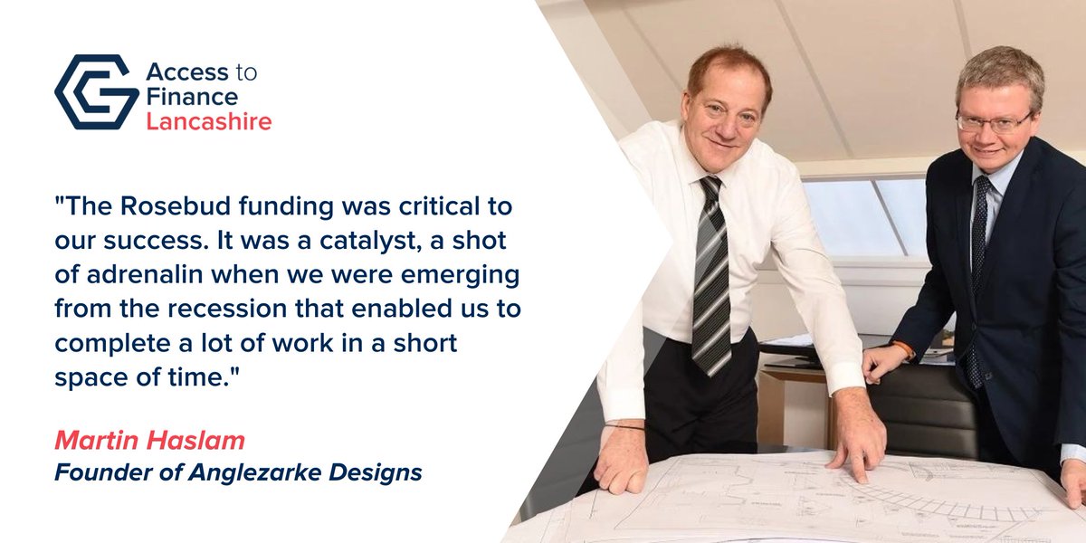 High-end glazing solutions firm <a href="/LtdAnglezarke/">AnglezarkeDesignsLtd</a> used their £40,000 <a href="/RosebudFinance/">Rosebud Finance</a> #loan to carry out major premises improvements, safeguard existing jobs and expand their workforce by 30%.

Read the full case study here 👇 a2flancashire.growthco.uk/our-work/angle…
