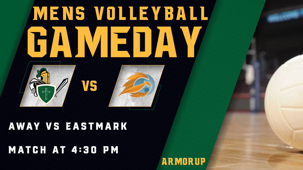 Our @GCHS_MensVball Team travels to Eastmark for today's game. Go Knights! #ArmorUp