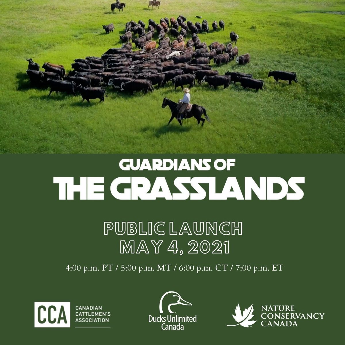 Guardians of the Grasslands Public Launch Event - Registration

This event will mark the official public launch of the film, which will be celebrated with a screening and an exclusive panel discussion. Please join us. 

buff.ly/3aWsru7

#ConservationNeedsCattle