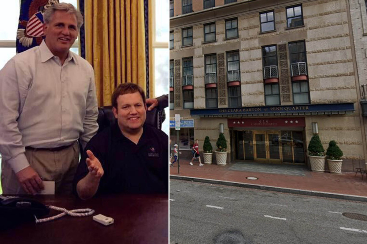 Kevin McCarthy has been staying in Frank Luntz's apartment amid COVID report