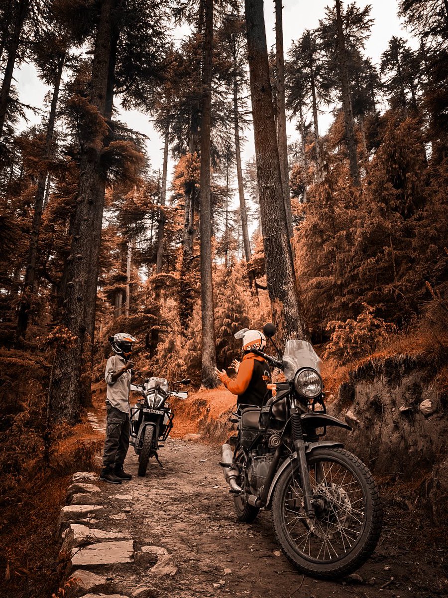 MotorcycleExped's tweet image. Spinning around Manali.