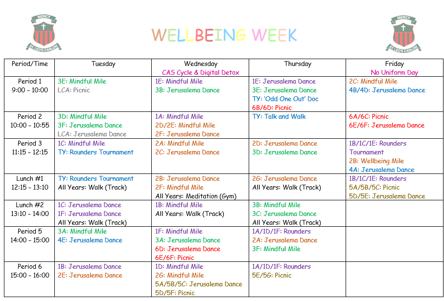 stleoscarlow's tweet photo. Wellbeing Week 2021 got off to a flying start today with a Mindful Mile, Jerusalema Dance, TY Rounders, LCA picnic and walk. Preparations are well underway for the CAS Cycle &amp; Drop Everything And Read tomorrow! https://t.co/U63V0zWK8P