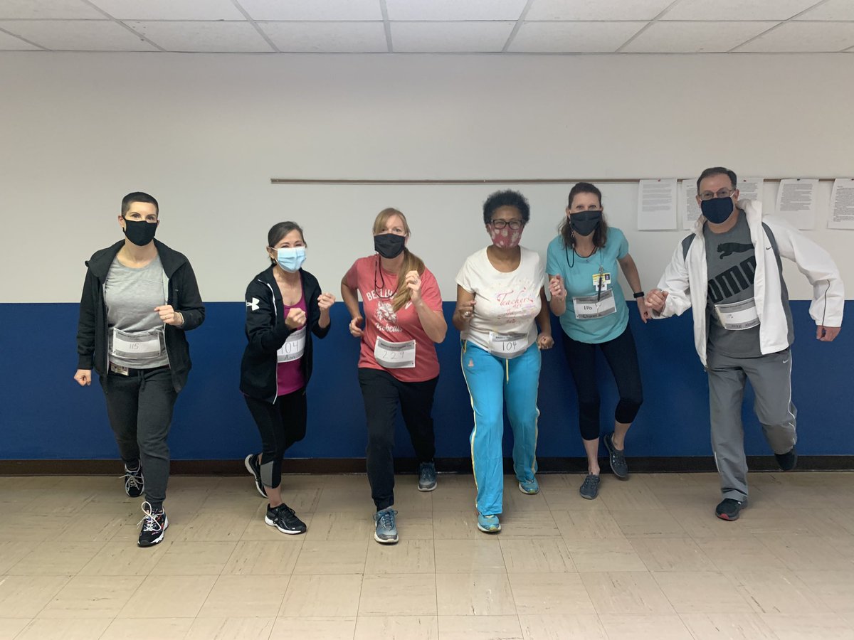 The Bellehaven staff dressed as runners to honor me yesterday for Principal Appreciation Day. It’s been a marathon of a year!