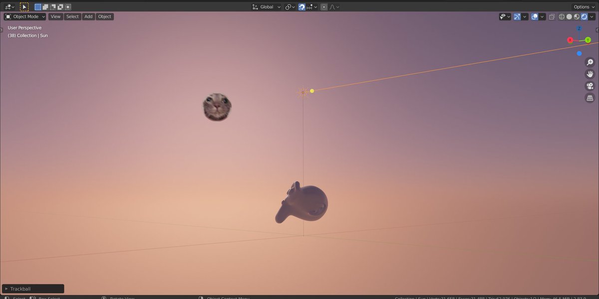 GelamiSalami's tweet photo. Little update on my sky generator

Changed the sun settings, exposed more settings and added limb darkening

Also you can use images as the sun now :P
#blender #b3d #eevee https://t.co/4NFmwWN464