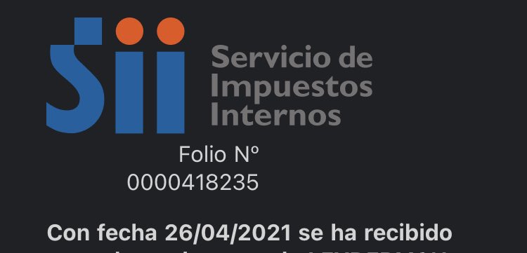eduardd32's tweet photo. @SII_Chile hola apele al bono envie todos los antecedentes necesarios para que vean que si cumplo con el bono desde el 26/04 y aun no obtengo respuesta https://t.co/jylyOLxwyq