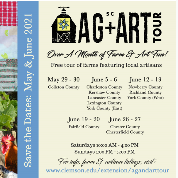 The <a href="/AgandArtTour/">Ag + Art Tour</a> is right around the corner!