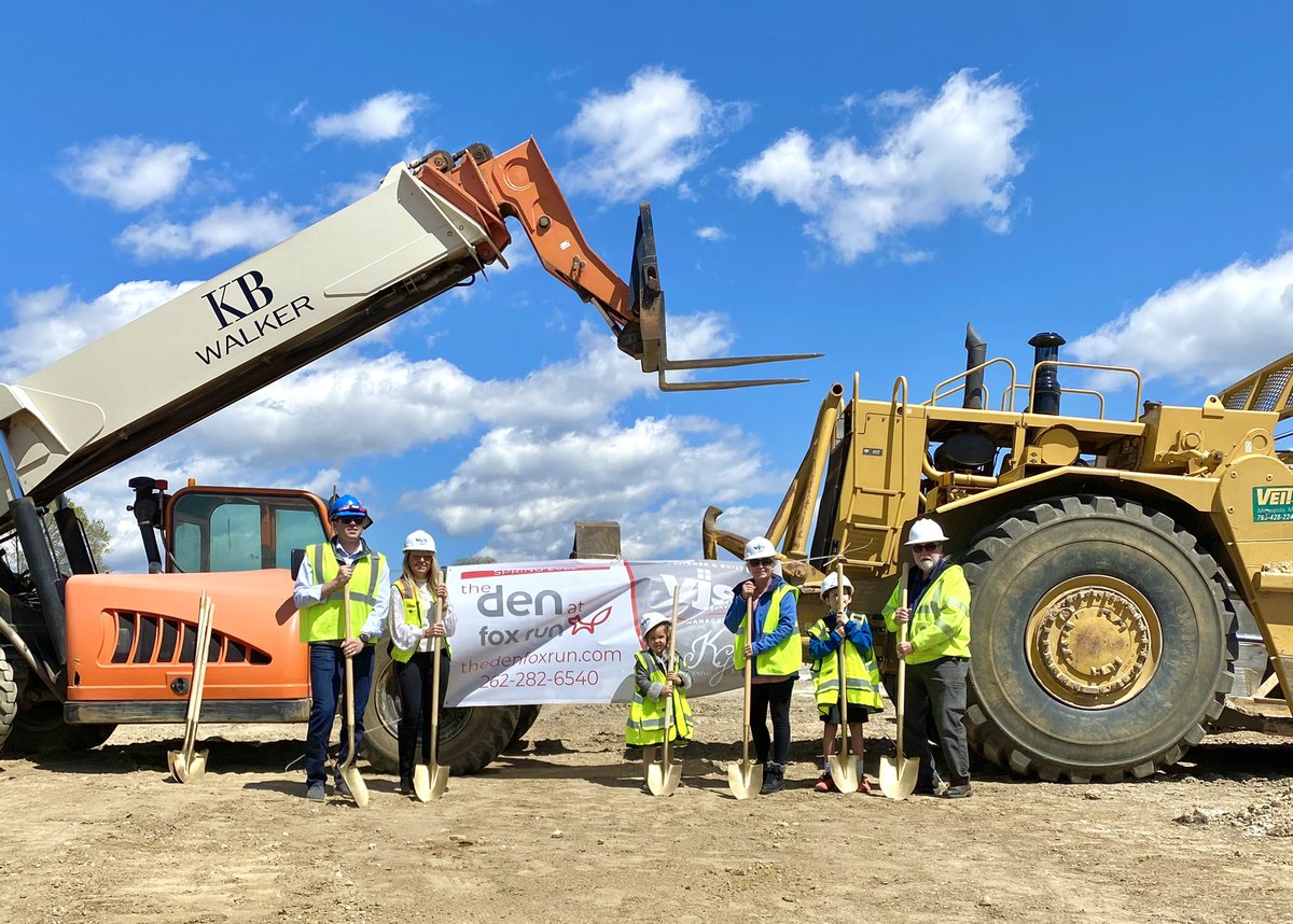 We are in the family business.

Groundbreaking on The Den at Fox Run in Waukesha - 72 units.

All concrete and steel. Say no to wood. #buildwithstrength <a href="/nrmca/">NRMCA</a>