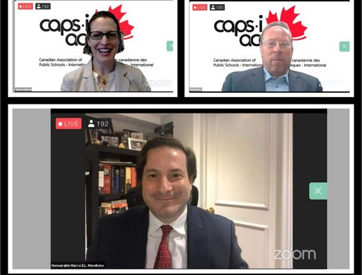 marcomendicino's tweet image. Earlier today, I delivered a welcome address to the 400+ delegates of the Canadian Association of Public Schools-International&apos;s annual conference. I reiterated how int&apos;l students are key in the immigration system and the well-being of our communities in 🇨🇦. Thanks for having me!