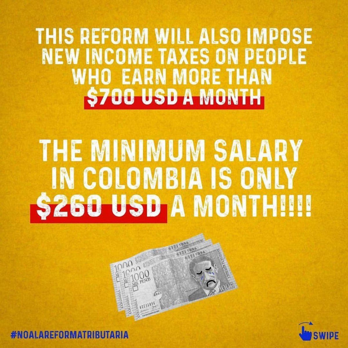 PARA LAS PERSONAS QUE NO ENTIENDEN ESPAÑOL, AQUÍ DICE LO QUE ESTÁ SUCEDIENDO EN COLOMBIA ✊🏻🇨🇴🇨🇴